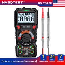 HABOTEST HT118A Digital Multimeter AC DC Volt meter Ohmmeter LCD Tester Meter picture