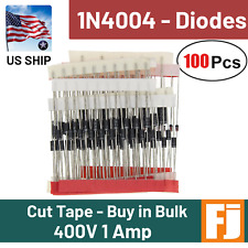 100 Pcs 1N4004 Diode 1A 400V Rectifier Diode DO-41 Fast IN4004 | US SHIP exp picture