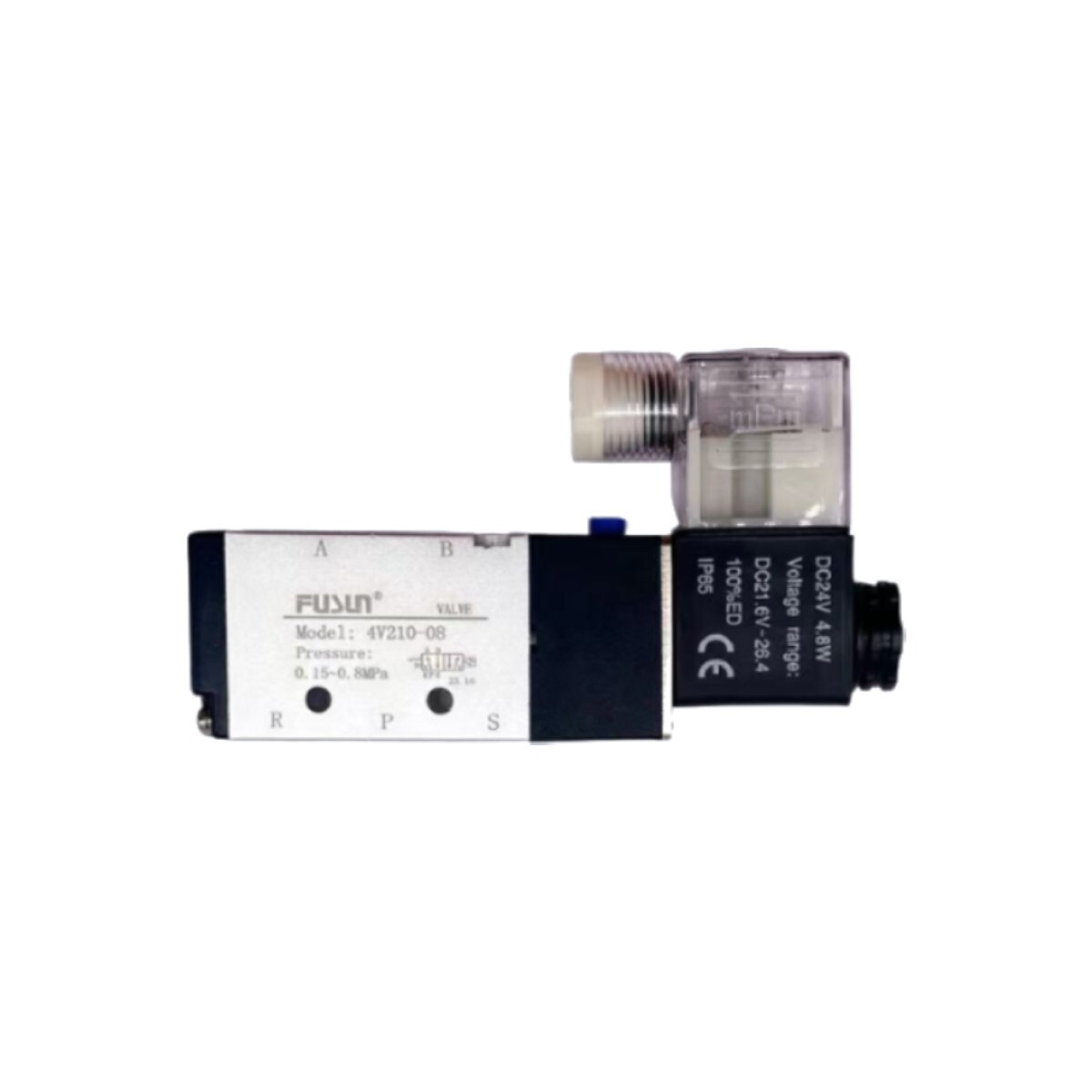4V210-08 DC 24V Solenoid Pneumatic Air Valve 5 Way 2 Position 1/4 4V210-08 DC 24V Solenoid Pneumatic Air Valve 5 Way 2 Position 1/4