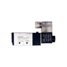 4V210-08 DC 24V Solenoid Pneumatic Air Valve 5 Way 2 Position 1/4