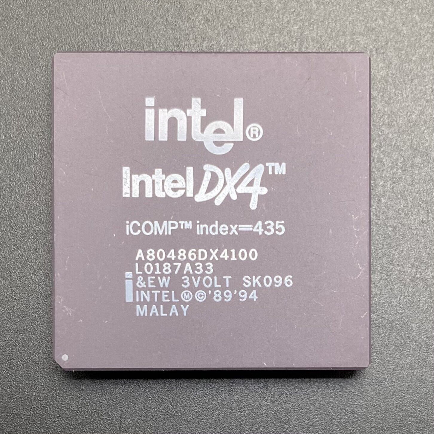 Intel A80486DX4-100 CPU SK096 100MHz High-Frequency 486 Processor PGA168 Tested
