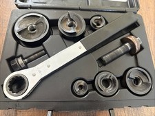 KLEIN TOOLS 53732-SEN Knockout Punch Set with Wrench Tool Kit w/ Hard Case picture