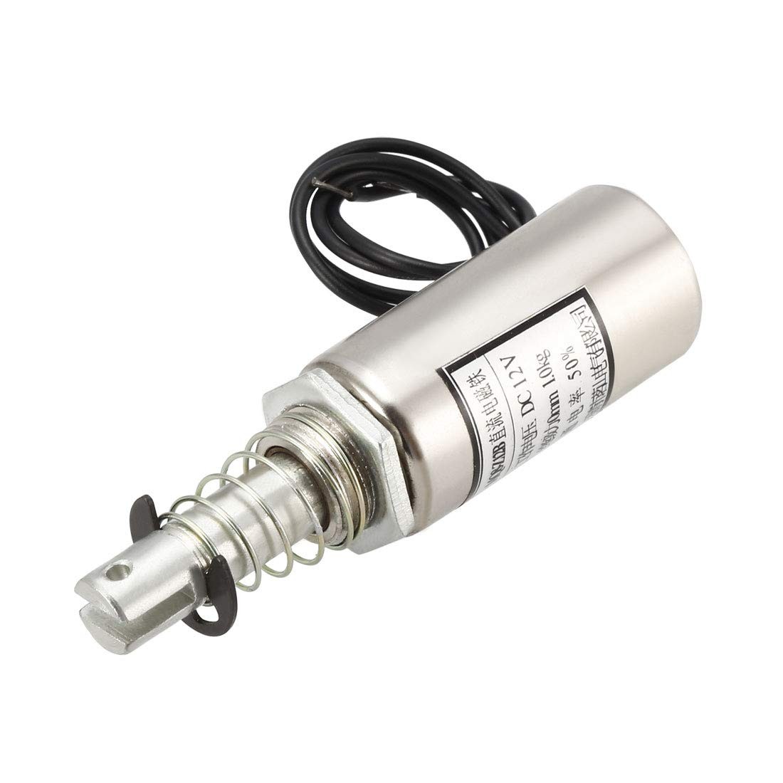 uxcell DC 12V 1kg 0mm Push Pull Type Solenoid Electromagnet Magnet Linear... uxcell DC 12V 1kg 0mm Push Pull Type Solenoid Electromagnet Magnet Linear...