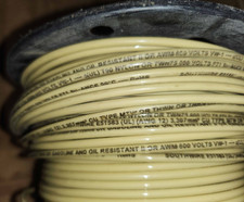 12awg stranded thhn wire 9 lbs ~ 400 feet Southwire Yellow UL T90 picture