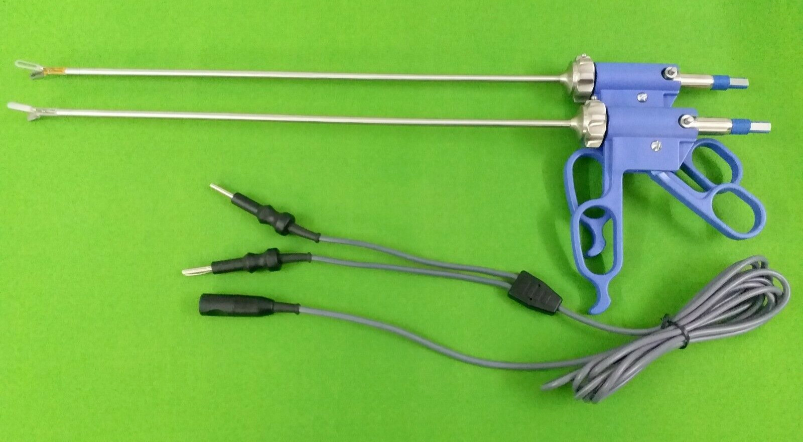 2pc Bissinger Bipolar Forceps 5mmx330mm with Cable Laparoscopic instruments 2pc Bissinger Bipolar Forceps 5mmx330mm with Cable Laparoscopic instruments