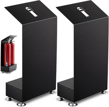 2 Pack Fire Extinguisher Stand Floor Holder for Garage, Office, Warehouse, Heavy picture