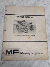 Massey Ferguson 85 Lawn Tractor Mower Service Manual Repair Maintenance Shop MF picture