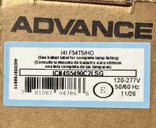 Philips Advance F54T5/HO 4 Lamp T5 Ballast (ICN4S5490C2LSG) picture