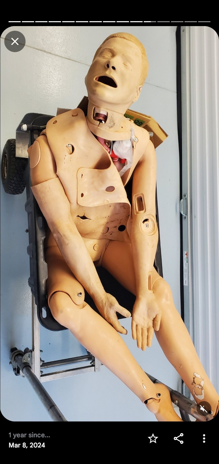 1 Laerdal Nursing Anne Airway Management Full Body Training Manikin, 1 Laerdal Nursing Anne Airway Management Full Body Training Manikin,