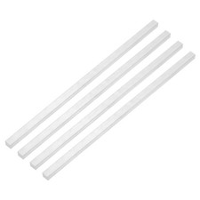 4Pcs Square 6063 Aluminum Flat Bar 1/4