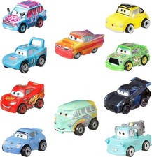 10Pk Pixar Cars Mini Racers Collectible Toy Vehicles Fan-Favorite Characters New picture