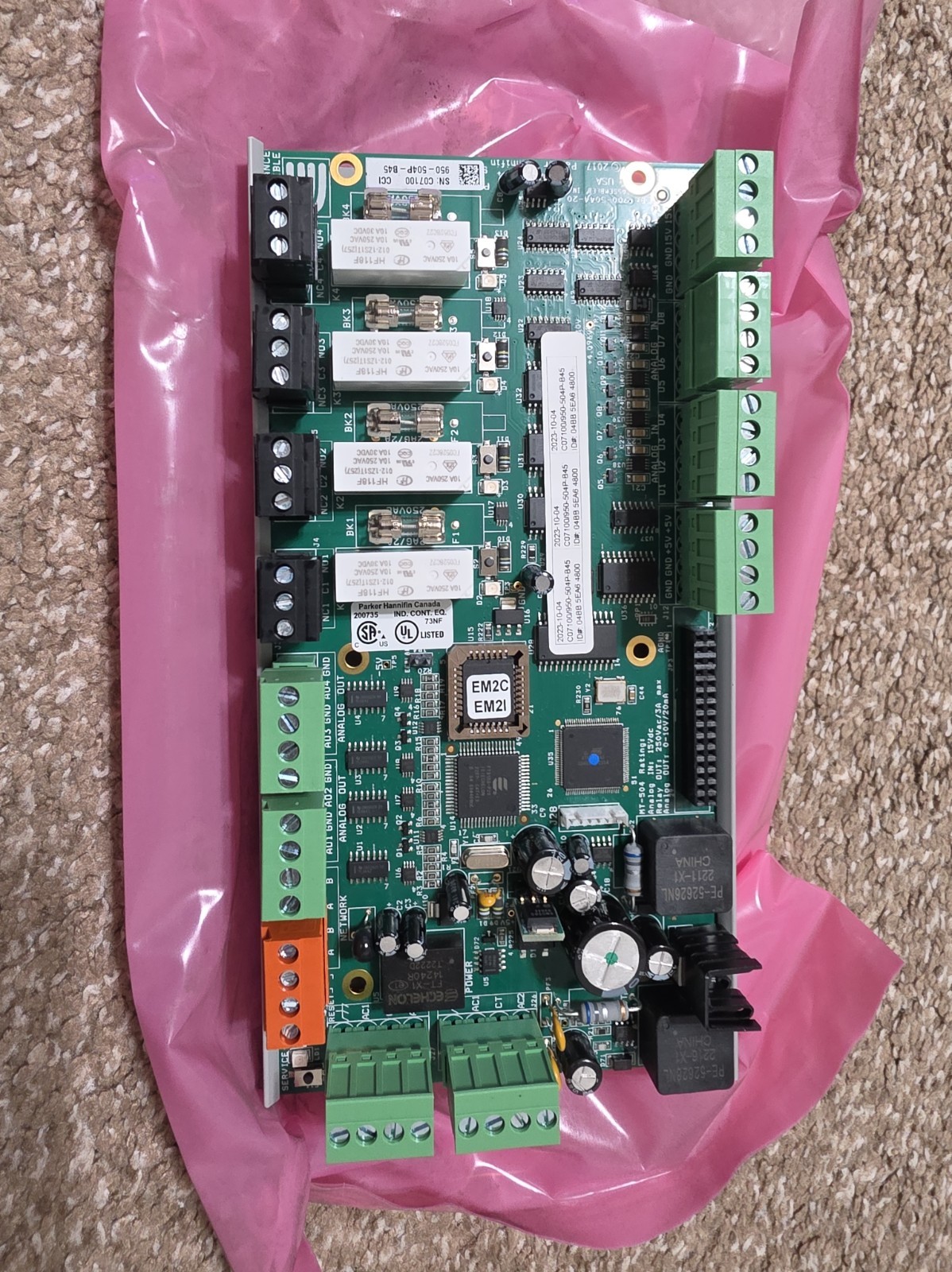 New/Old stock Micro Thermo MT-504 control board 962-504P New/Old stock Micro Thermo MT-504 control board 962-504P