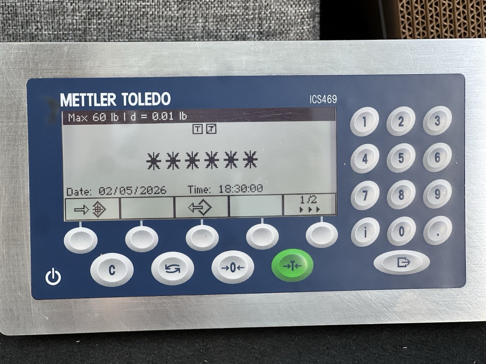METTLER TOLEDO ICS469 Industrial Scale Indicator Stainless Checkweigher RS232 METTLER TOLEDO ICS469 Industrial Scale Indicator Stainless Checkweigher RS232