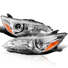 Chrome Projector Headlights Left+Right Pair 2015-2017 Toyota Camry picture