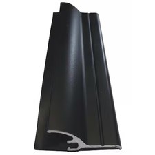 Pemko 3452Dpk48 Door Sweep, Black, Drip Cap, 48 In Lg, 1/2 In W, Aluminum picture