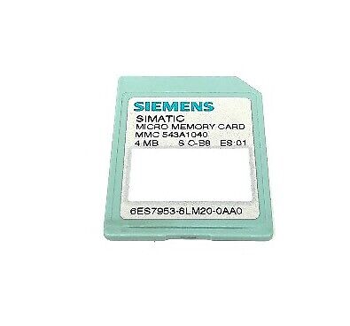 Siemens Simatic Micro Memory Card 4MB 6ES7953-8LM20-0AA0 Tested