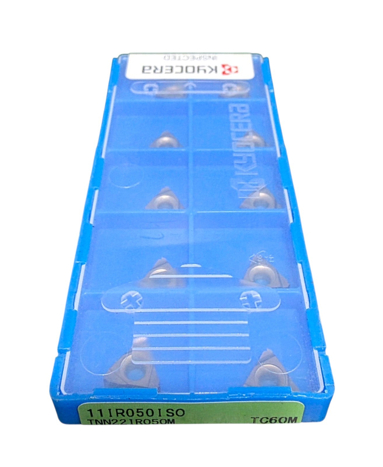 KYOCERA 11IR 050ISO TC60M Thread inserts 10pcs KYOCERA 11IR 050ISO TC60M Thread inserts 10pcs