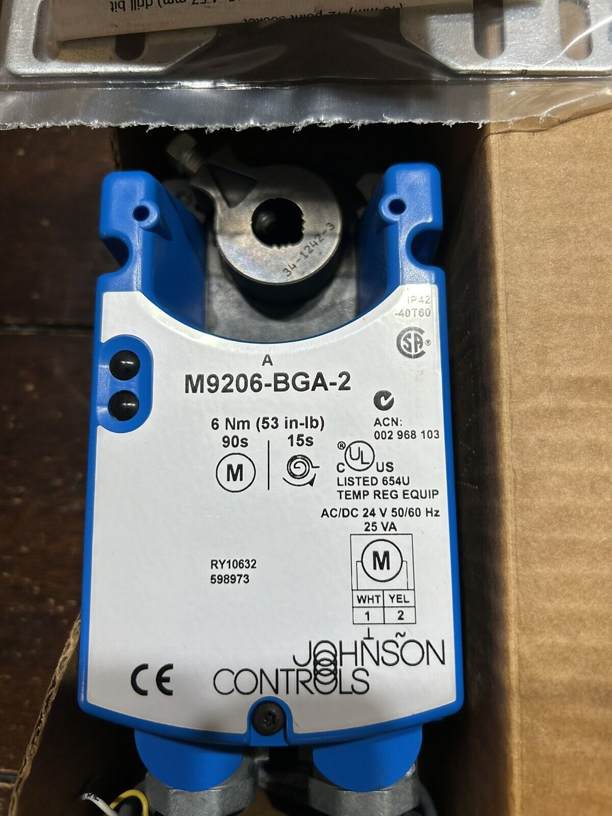 Johnson Control M9206-BGA-2 Electric Actuator