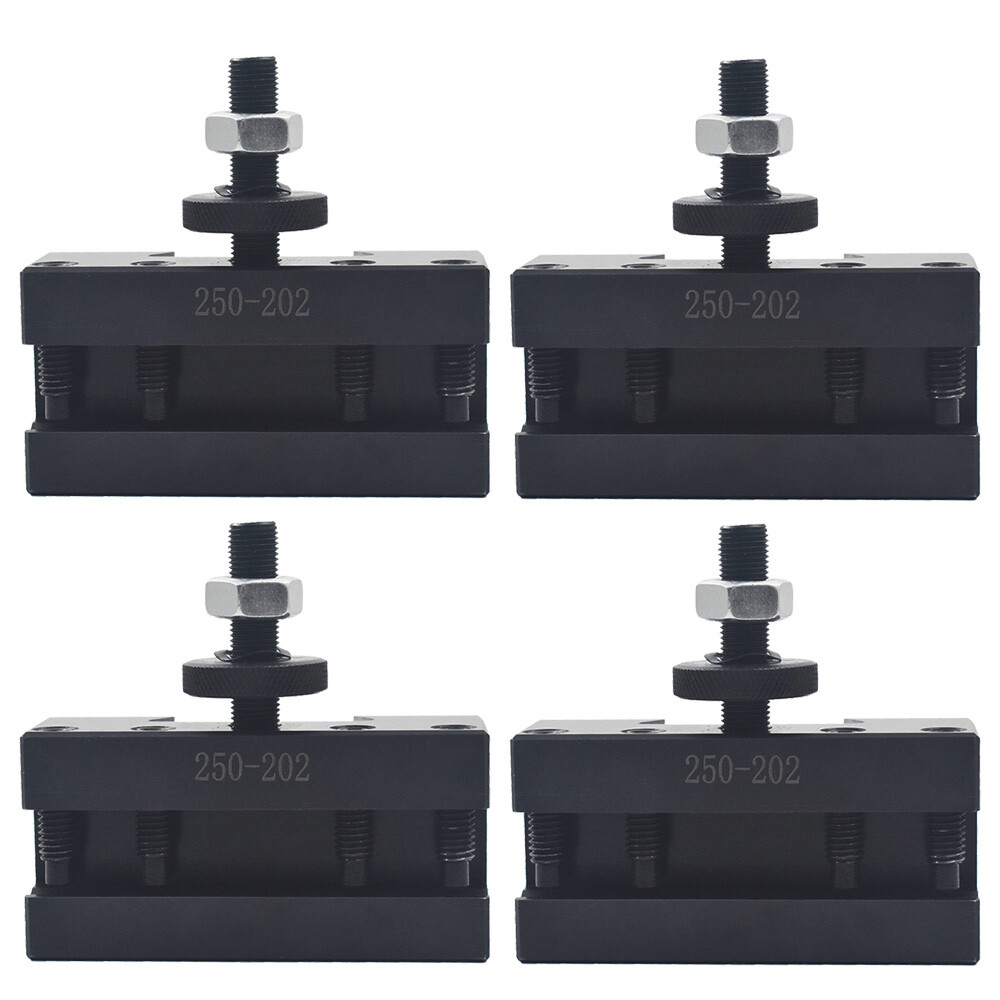 4Pcs BXA #2 Quick Change Turning Facing & Boring Tool Post Holder 250-202 4Pcs BXA #2 Quick Change Turning Facing & Boring Tool Post Holder 250-202