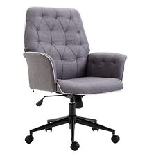 Modern Low Back Padded Office Gaming Chair Upholstered Swivel Adjustable Height picture