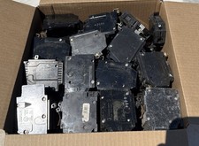 20 POUNDS Scrap Circuit Breakers Single Pole Silver Recovery Contacts. LG FLAT picture