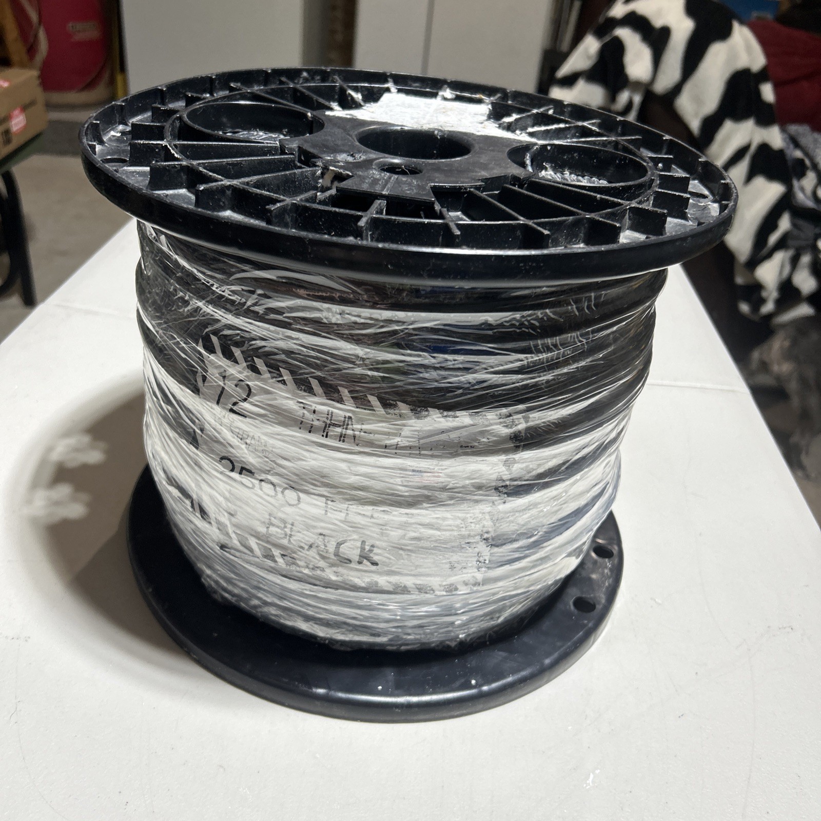 Alanwire 12AWG Stranded THHN-THWN-2 Insulated Building Wire Black 2500 Ft NEW 