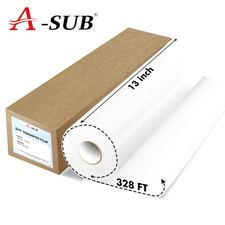 A-SUB A3+ DTF Transfer Roll Film 13in x 328ft DTF Film Premium Hot Cold Peel picture