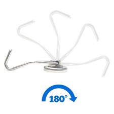 55lb Heavy-Duty Magnetic Swivel/Swing Hanging Hooks (2 Pack) picture