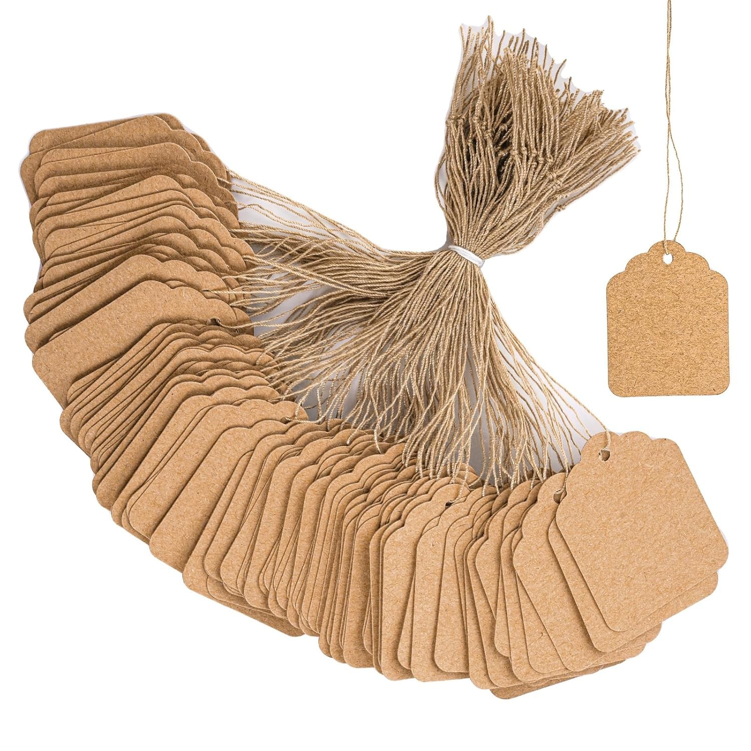 Brown Kraft Paper Tags 1.4 Brown Kraft Paper Tags 1.4