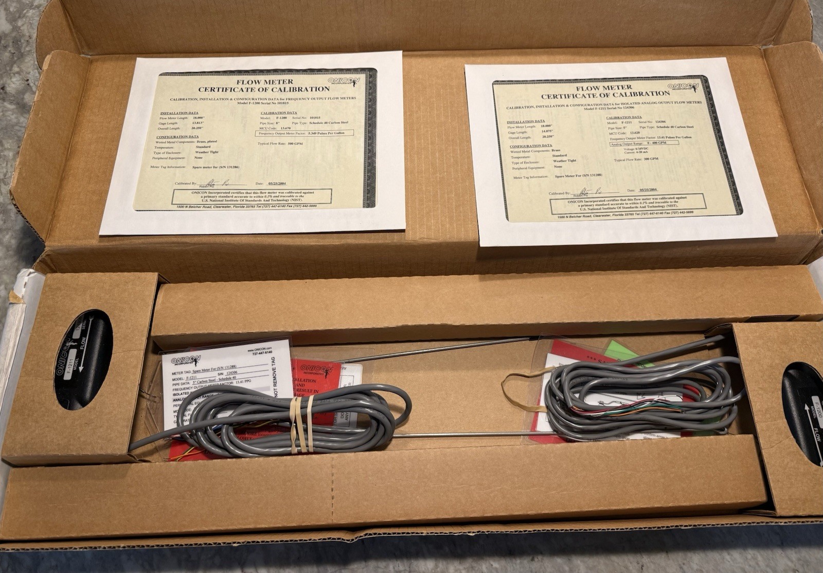 ONICON F-1211 Dual Turbine Insertion Flow Meter F-1200 Series 4-20mA ONICON F-1211 Dual Turbine Insertion Flow Meter F-1200 Series 4-20mA