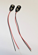 (2) - 9 Volt Battery Connector - 