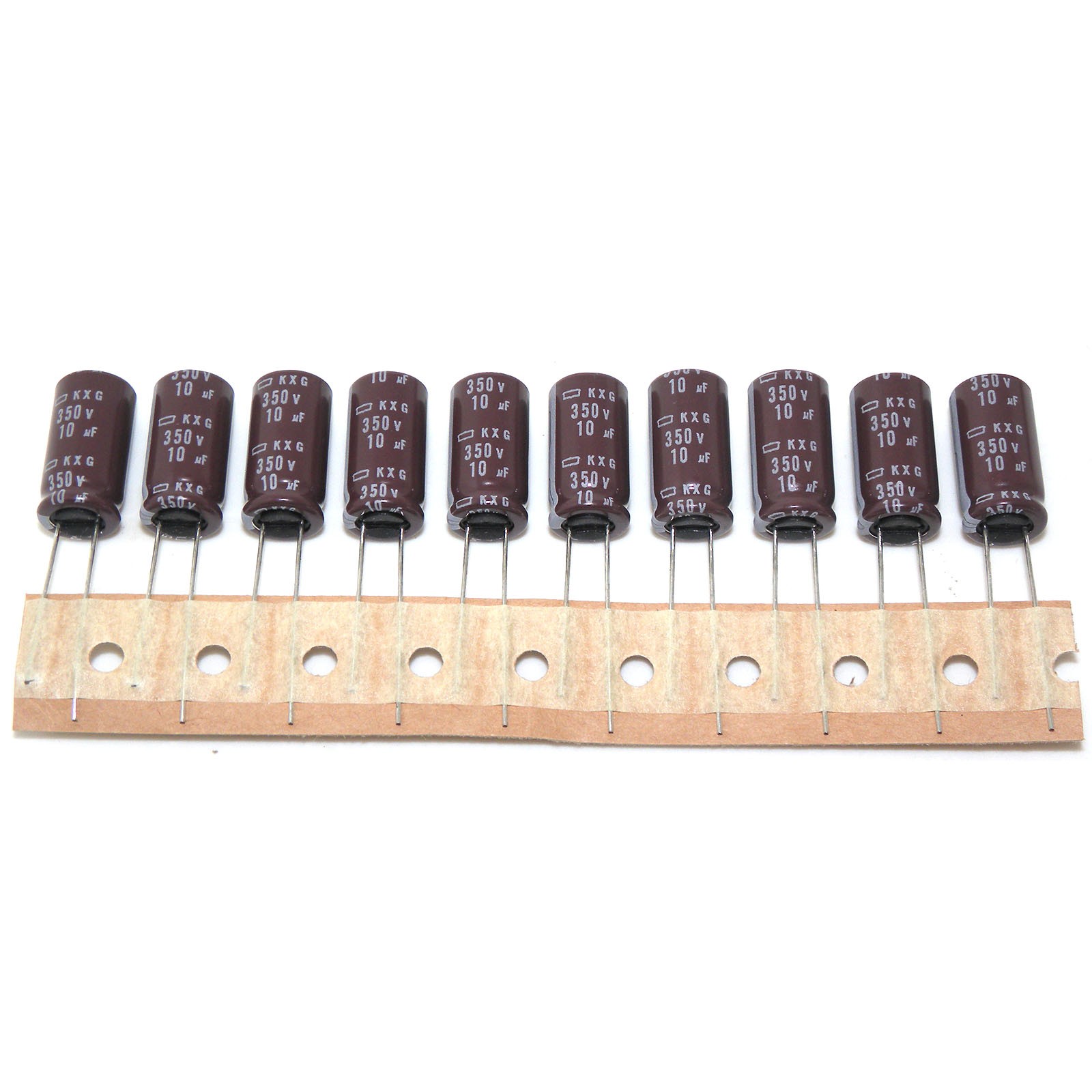 10x 10UF 350V NCC Electrolytic Capacitors 350V10UF 10x20 mm