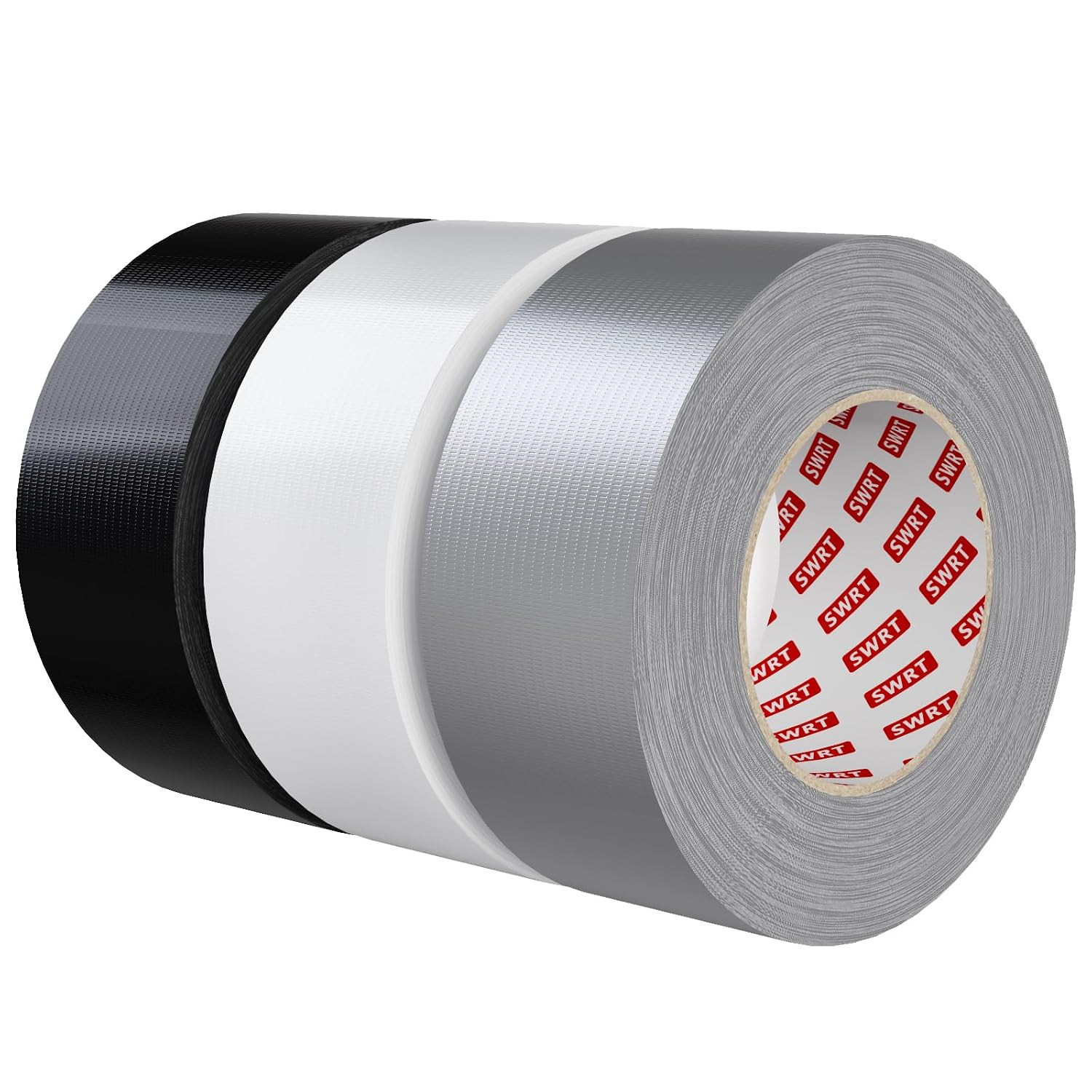 SWRT 9 Mil Duct Tape Heavy Duty, 2 in x 45 YD, 3-Pack, Black/Silver/White SWRT 9 Mil Duct Tape Heavy Duty, 2 in x 45 YD, 3-Pack, Black/Silver/White