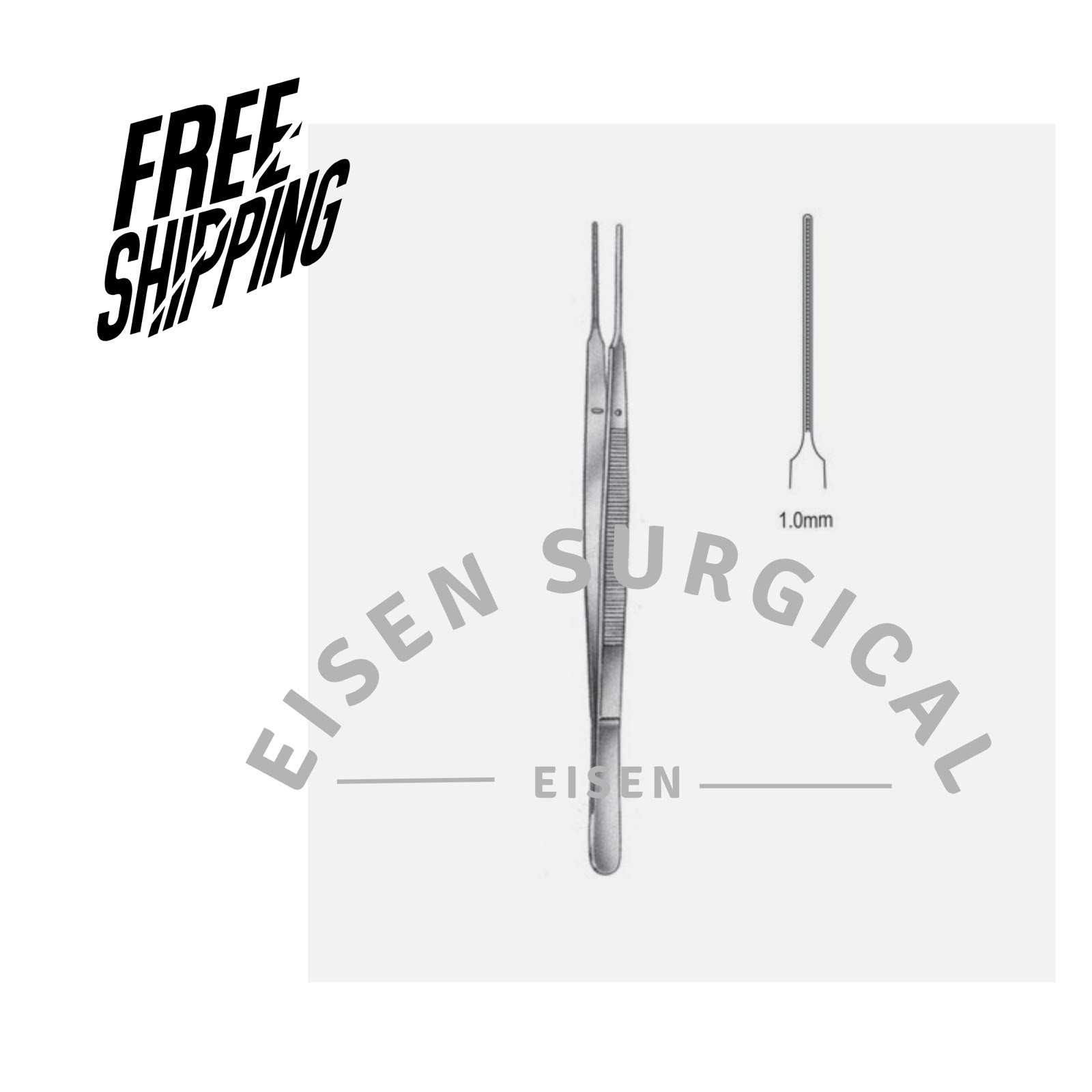 Set of 12 GERALD-DeBAKEY Tissue Forceps, 8 Set of 12 GERALD-DeBAKEY Tissue Forceps, 8