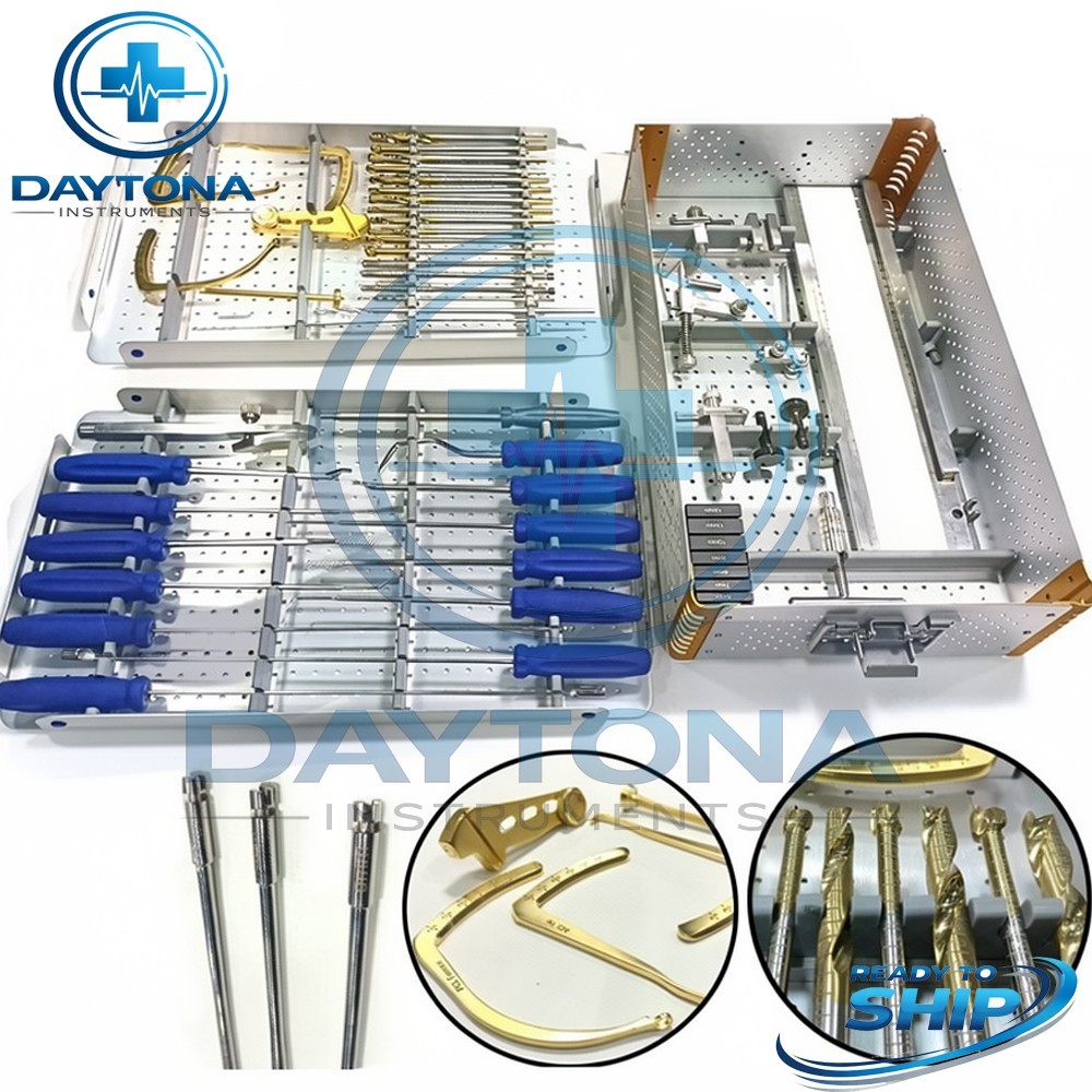 ACL PCL Knee Arthroscopy Surgery Instruments Set Of 48 Pcs A+ Quality ACL PCL Knee Arthroscopy Surgery Instruments Set Of 48 Pcs A+ Quality