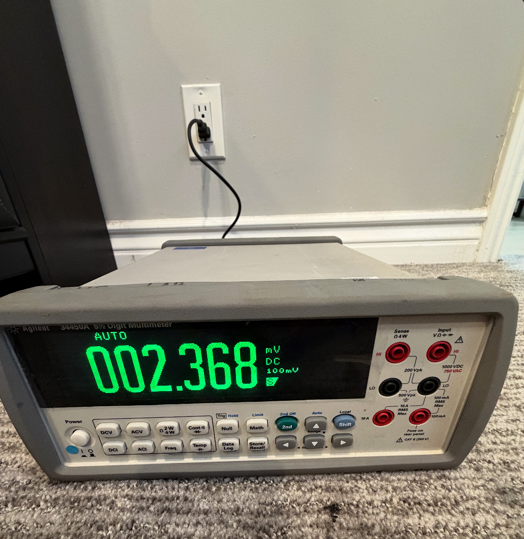 1 PCS Agilent Keysight 34450A 5.5 (5 1/2) Digit Benchtop Digital Multimeter 1 PCS Agilent Keysight 34450A 5.5 (5 1/2) Digit Benchtop Digital Multimeter