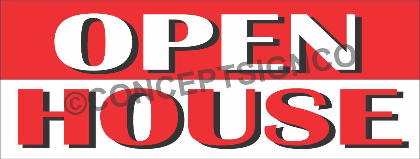 2'X5' OPEN HOUSE BANNER Sign Realtor Real Estate Grand Opening Business Fair 2'X5' OPEN HOUSE BANNER Sign Realtor Real Estate Grand Opening Business Fair
