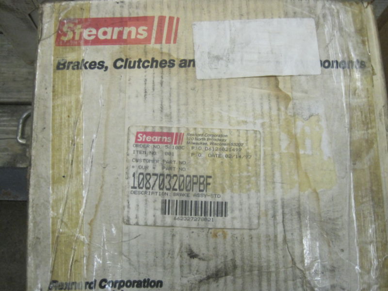 NEW STEARNS 108703200PBF NEW STEARNS 108703200PBF