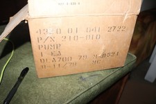 NOS ShurFlo pump P/N 210-010 12 volt 610-12V 102340 102558 4320-01-041-2722 picture