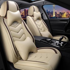 2-Seat Beige Nappa Leather Seat Covers Cadillac Escalade ESV 2003-2026 picture