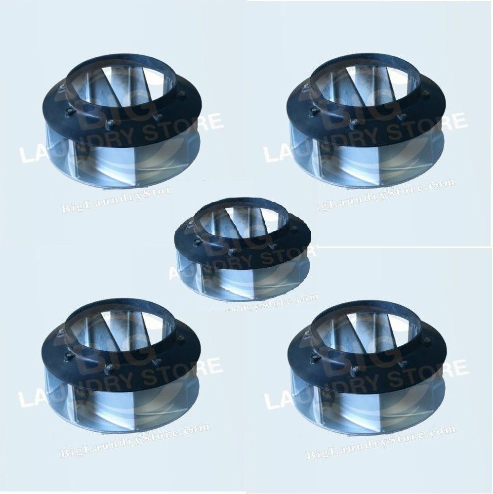 5x 70359801P NEW Light Aluminum Blower Fan for Huebsch, SQ Dryer - 5yr Warranty 5x 70359801P NEW Light Aluminum Blower Fan for Huebsch, SQ Dryer - 5yr Warranty