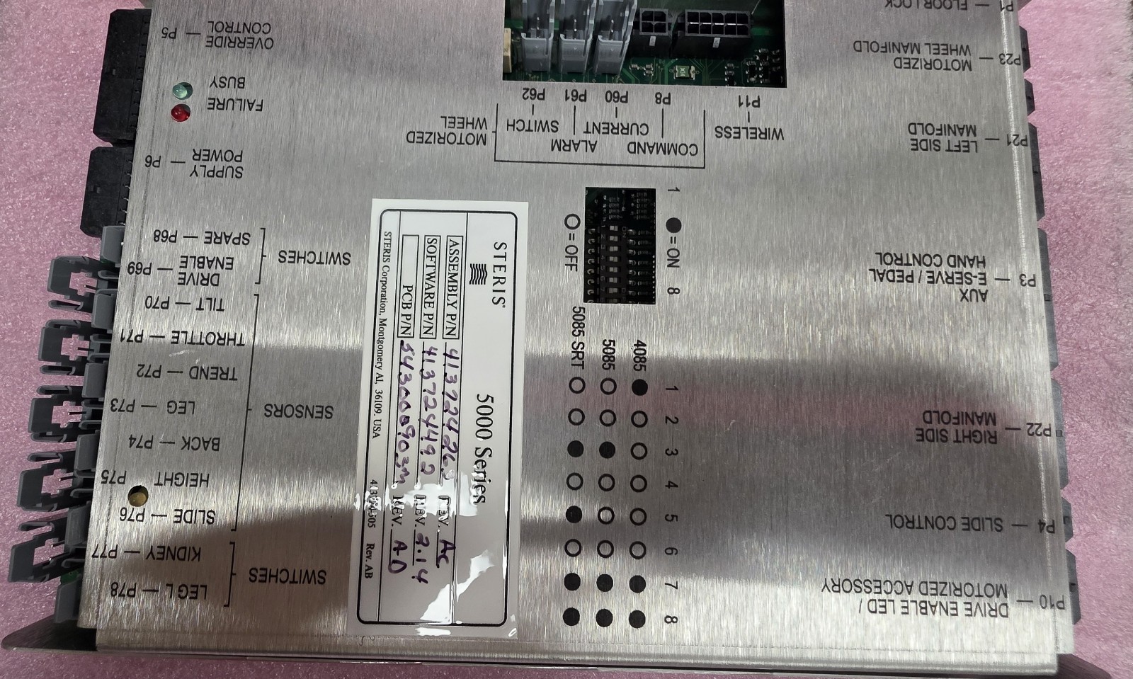 NEW OEM STERIS 5085 Master Control PCB 543000903M P/N 413724263 5000 Series