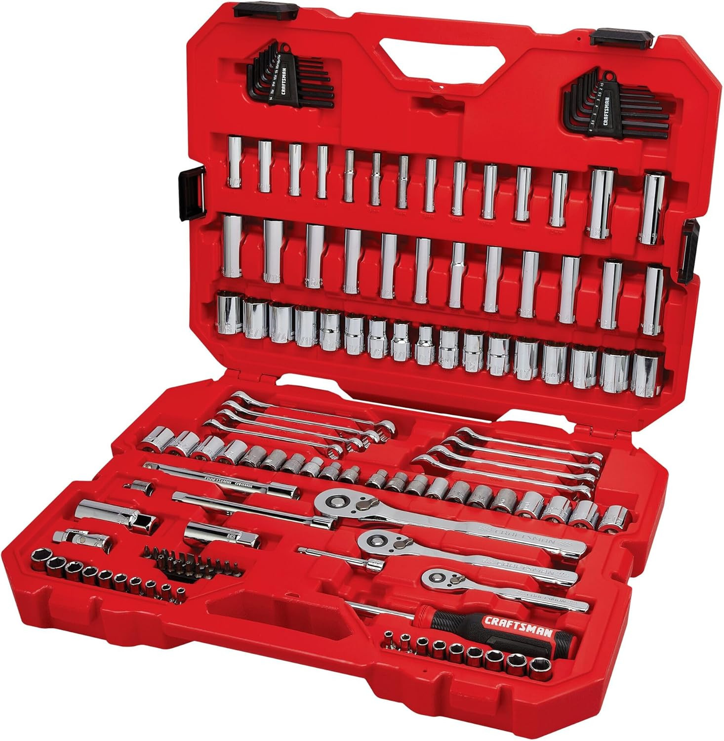 135Pc Mechanics Tool Set SAE Metric 1/4\ 135Pc Mechanics Tool Set SAE Metric 1/4\