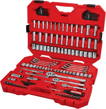 135Pc Mechanics Tool Set SAE Metric 1/4