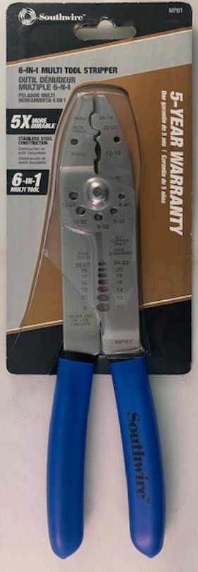 Southwire Tools Mp61 6-In-1 Electrician's Multi-Tool Wire Stripper Southwire Tools Mp61 6-In-1 Electrician's Multi-Tool Wire Stripper
