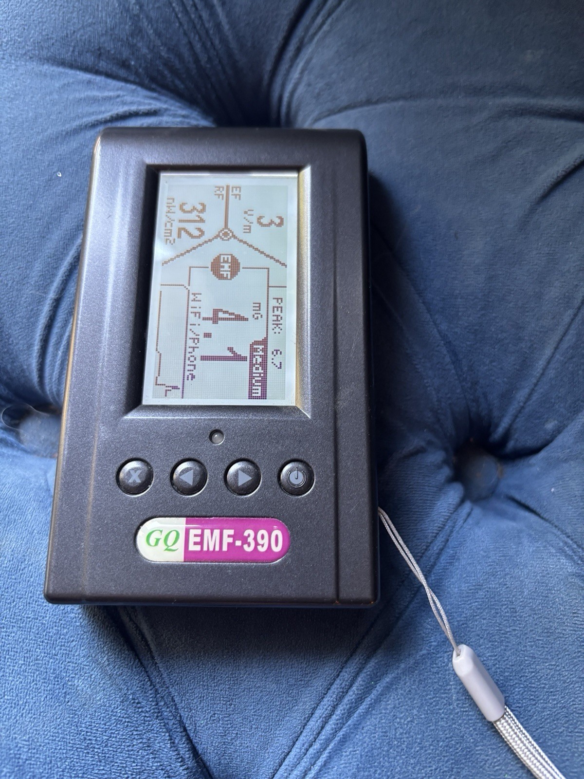 GQ EMF-390 Multi-Field EMF Meter RF Electric Magnetic Field Detector