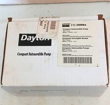 Dayton 2HNN4 Submersible Compact Pump 1/125HP 115V Plastic 80GPM 1/4