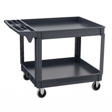 Lauco Heavy Duty Polypropylene Utility Cart - 36
