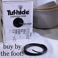 GTO15 Paige 981514 Black By The Foot High Voltage Wire Silicone Insulated Cable picture
