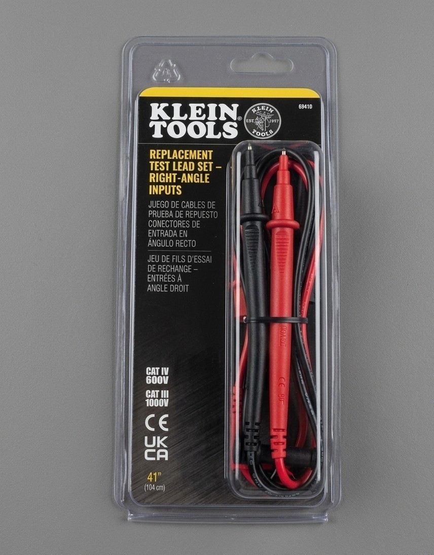Klein Tools 69410 Replacement Test Lead Set, Test Measurement Accessories Series